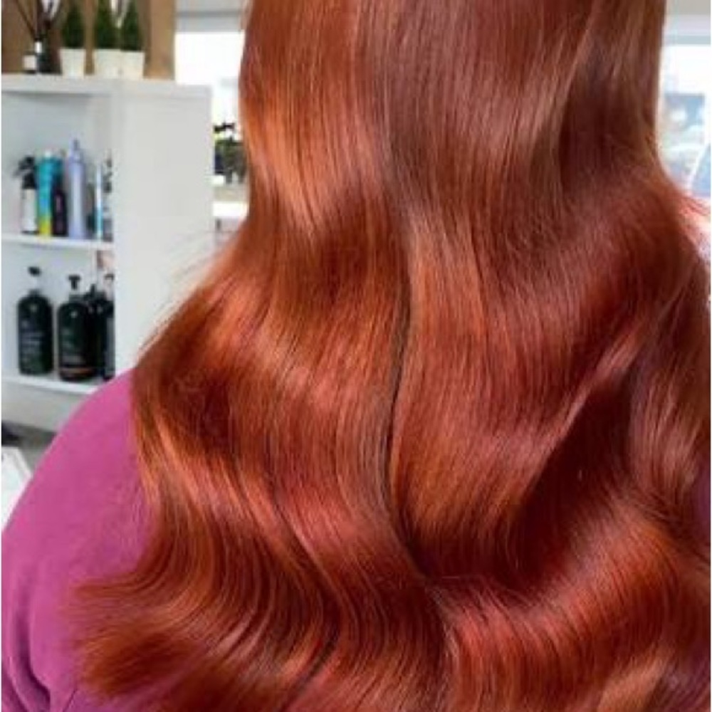 Joico Lumishine 7NRG Natural Red Gold Medium Blonde Hair cream Color